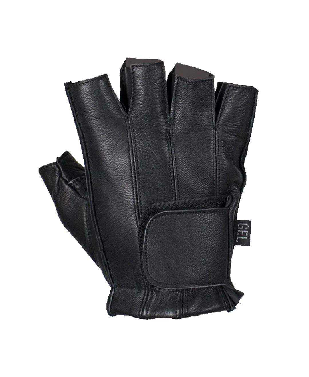 Fingerless Gel Palm Deerskin Gloves