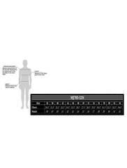 Eagle Embossed Leather jacket Size Chart of Wide Wing