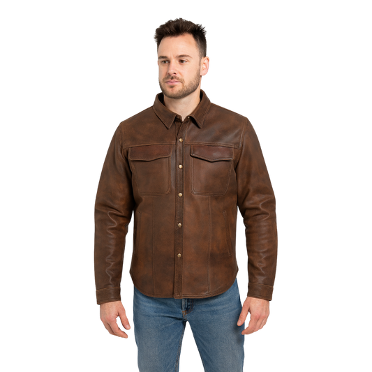 Steer Skull Vest Extender – Dual Diamond Chrome Chain with Genuine Leather Ends