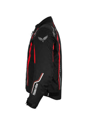 Side View of Ridervibe Red Motorcycle Riding Jacket