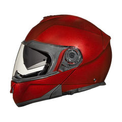 Daytona Glide Modular Black Cherry Helmet - Bluetooth, DOT Approved
