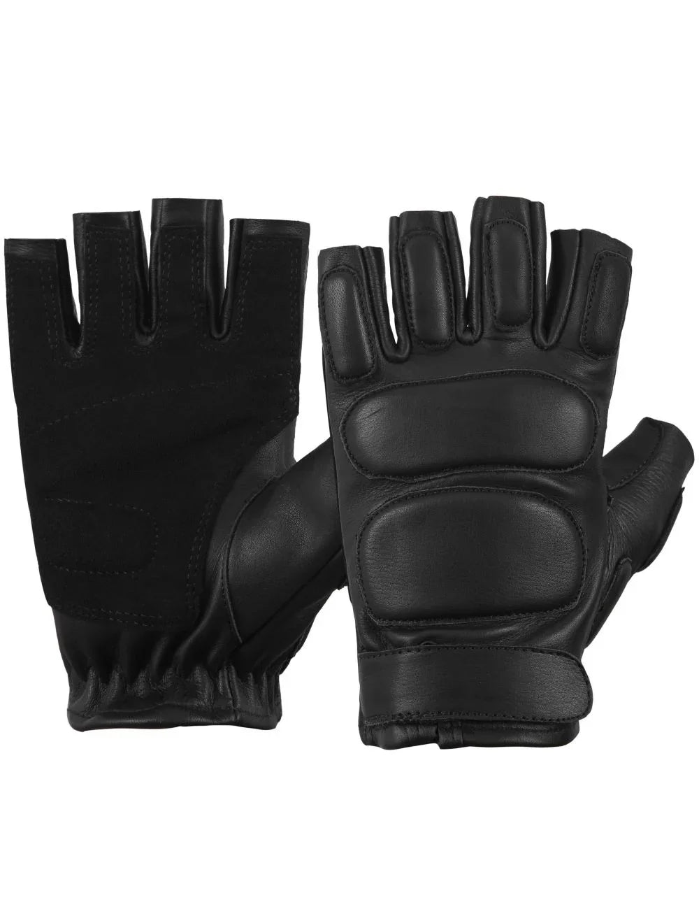 Fingerless Knuckle Protection Gloves
