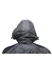 Black Two-Piece Rain Suit  - Best Rain Suit For Bikers