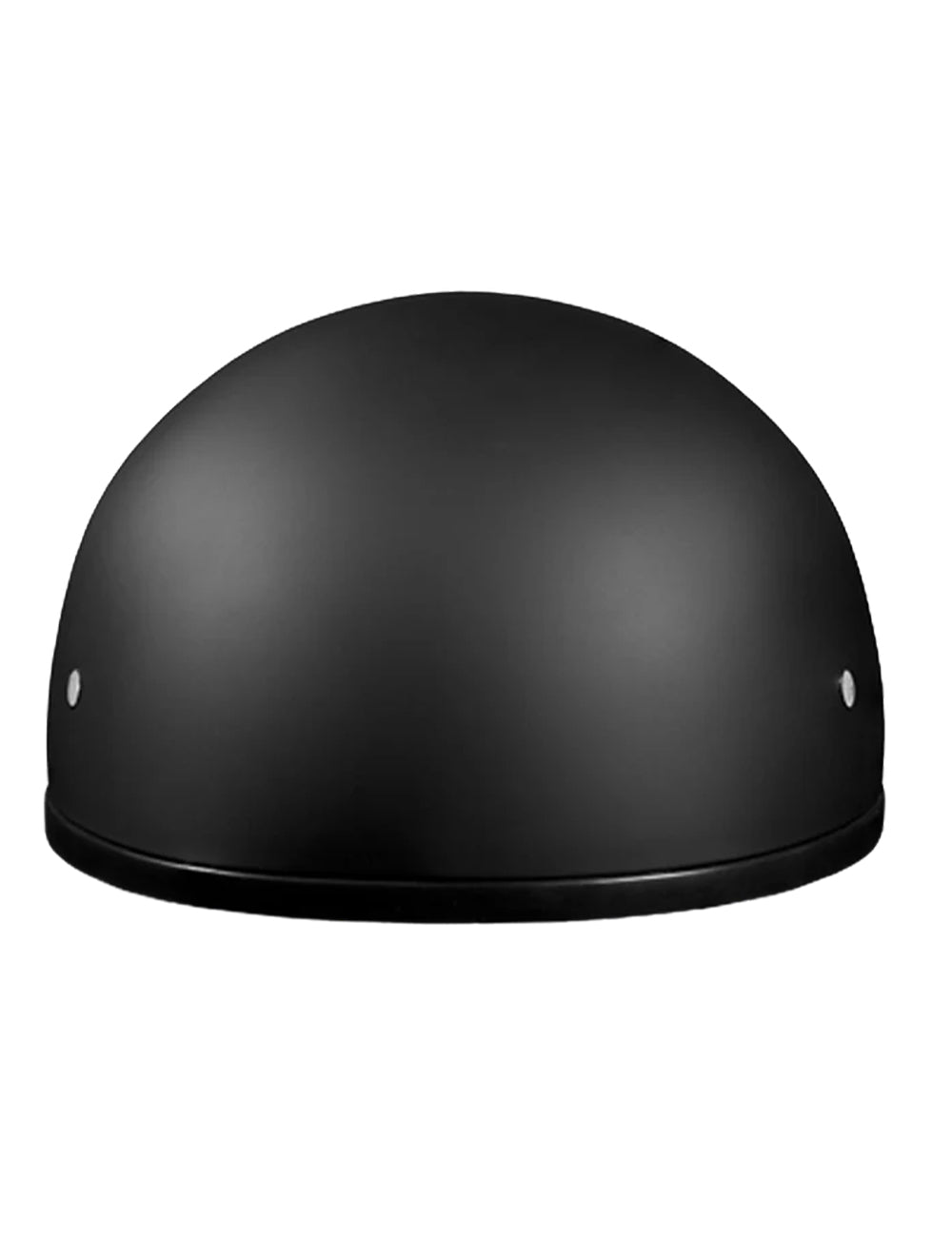 DOT Approved Daytona Skull Cap Half Shell Motorcycle Helmet - Beanie Style for Motorcycles, Cruisers, Scooters, and Mopeds W/O Visor- Dull Black