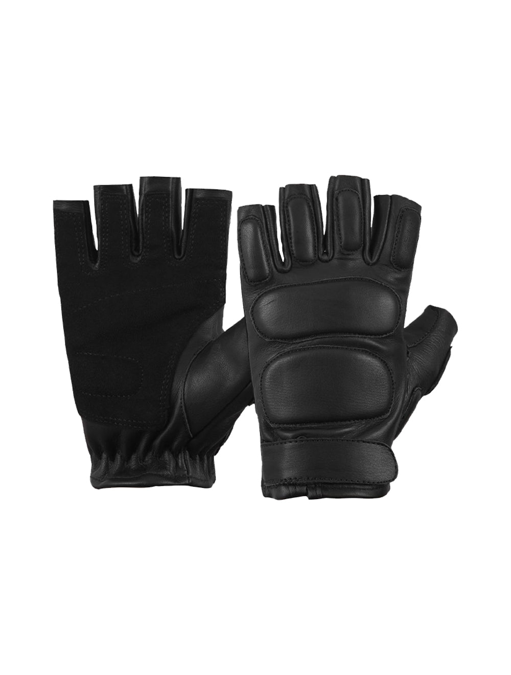 Fingerless Knuckle Protection Gloves