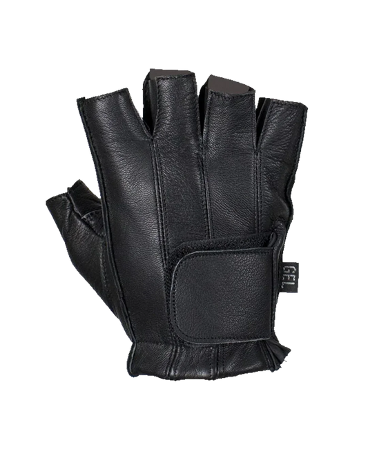 Fingerless Gel Palm Deerskin Gloves