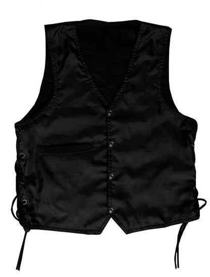 Kid's Black Denim Vest