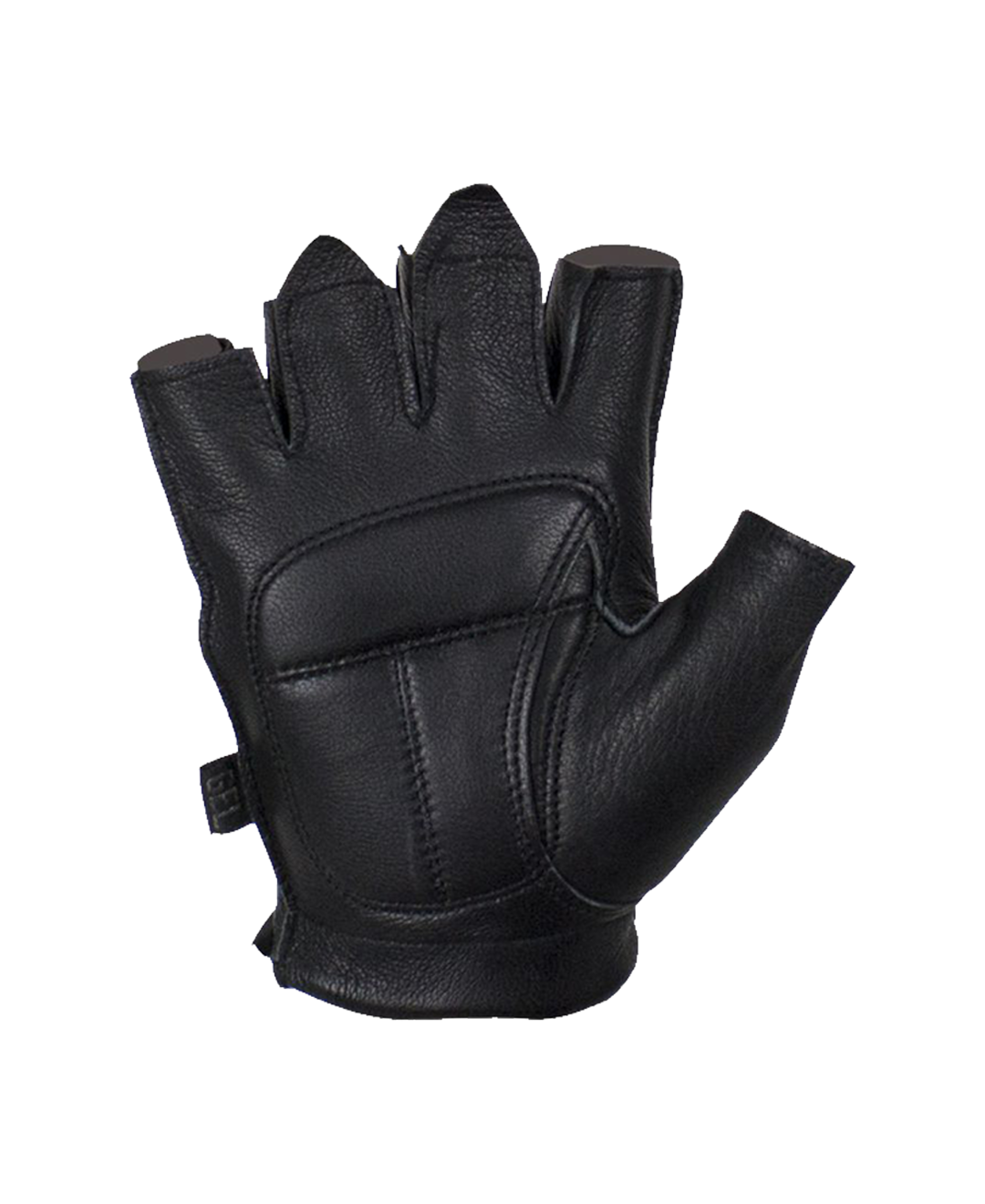 Fingerless Gel Palm Deerskin Gloves