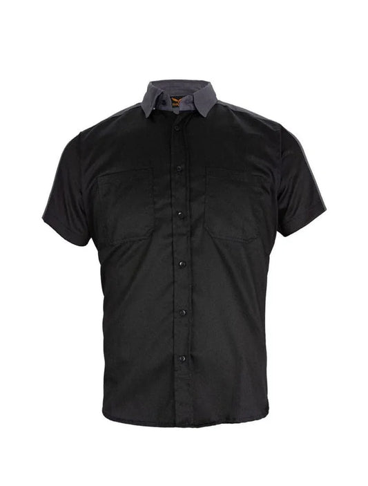 Mechanic Shirt with Reflector on Back Straight Bottom