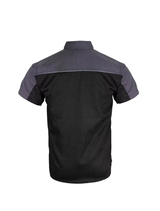 Mechanic Shirt with Reflector on Back Straight Bottom