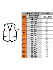 Men's Leather Motorcycle Club Vest – Double White Thread, Zipper Front