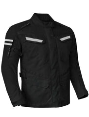 Men's Black Motorcycle Jacket – Armored, Waterproof & Air Vented