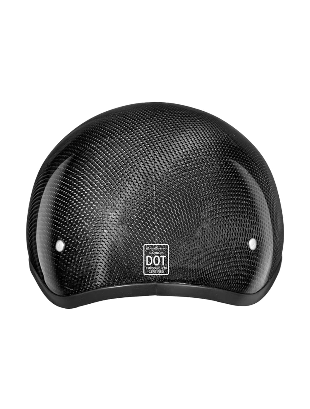 DOT Approved Daytona Skull Cap Half Shell Motorcycle Helmet - Beanie Style for Motorcycles, Cruisers, Scooters, and Mopeds - Hi-Gloss Black