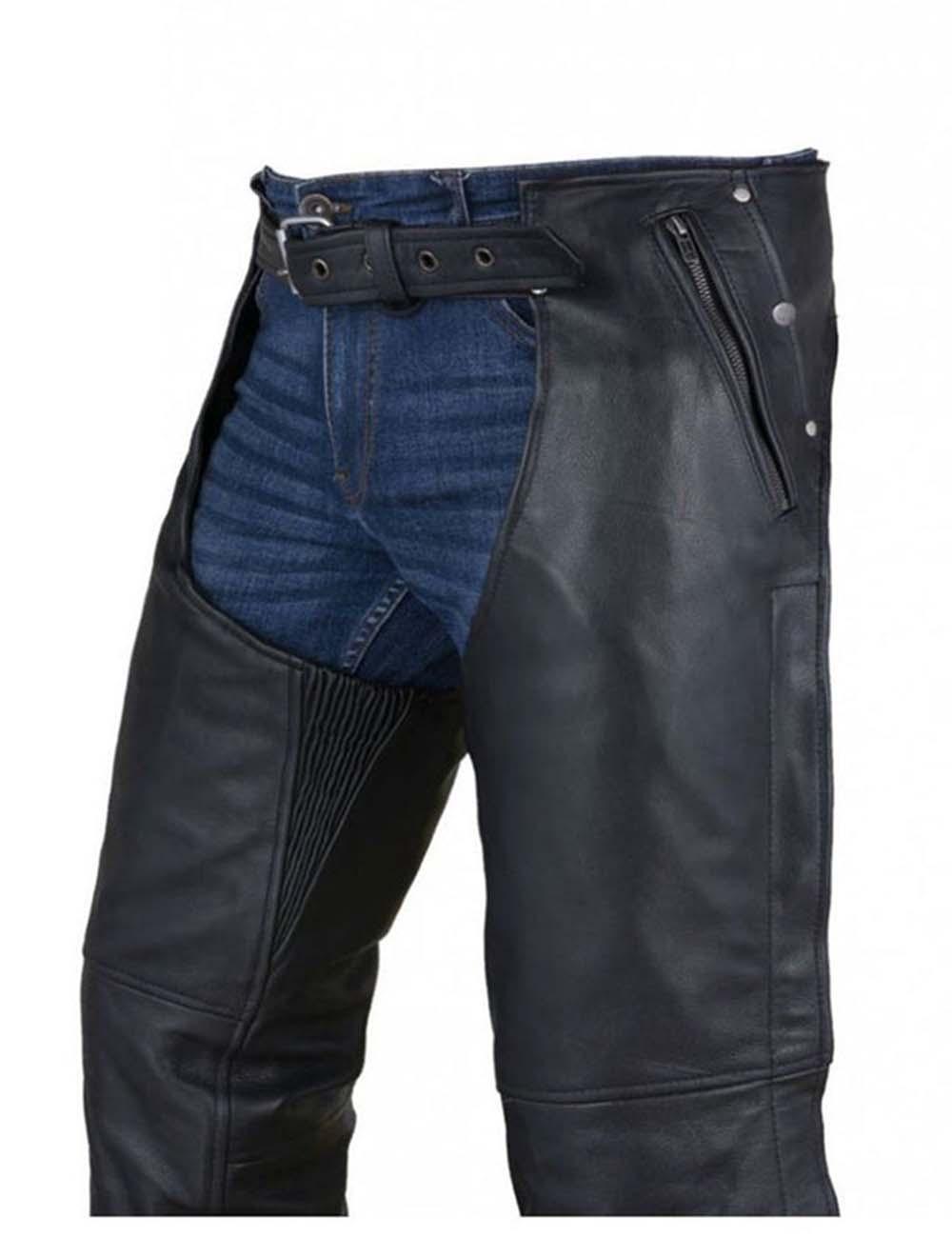 l Upper Panel and Waistband Design of Motorcycle Chaps