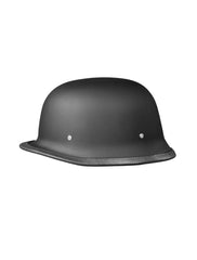 Back view showing D.O.T. certification on German Motorcycle Helmet Hi-Gloss Black