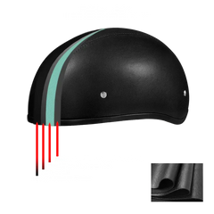 Multi-layer safety diagram of Daytona Skull
Cap Leather Covered Helmet – EPS liner,