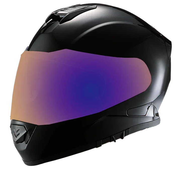 Side profile of Daytona Detour Full Face
Motorcycle Helmet – DOT Approved Full Face
Street Bike Helmet with Anti-Scratch Shield –