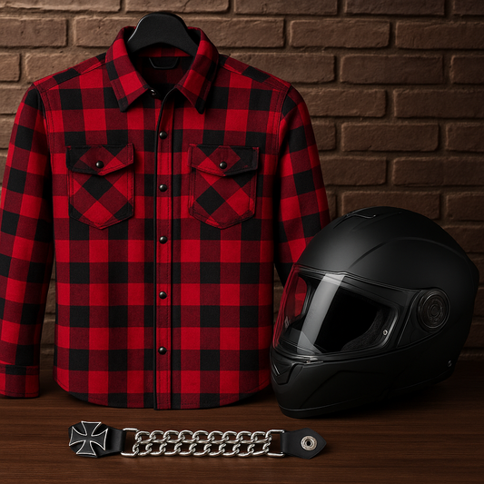 Shirts + Helmet + Chain