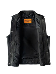 Inside view showing lining and pockets of Kids Motorcycle Club Vest