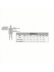Kids Motorcycle Club Vest size chart – XS to 4XL youth sizing guide