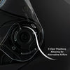 Daytona Glide Modular Motorcycle Helmet - DOT Approved, Bluetooth Ready, Dual Visor, Men/Women/Youth