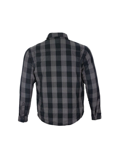 Mens Plaided Flannel Shirt 100 % Cotton, Comfortable Fit, Sleak Design, Quilted Inner Lining