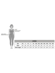 Women’s Black Leather Braided Vest Size Guide Chart