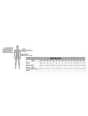 Jacket measurement guide for chest, sleeve, and back length