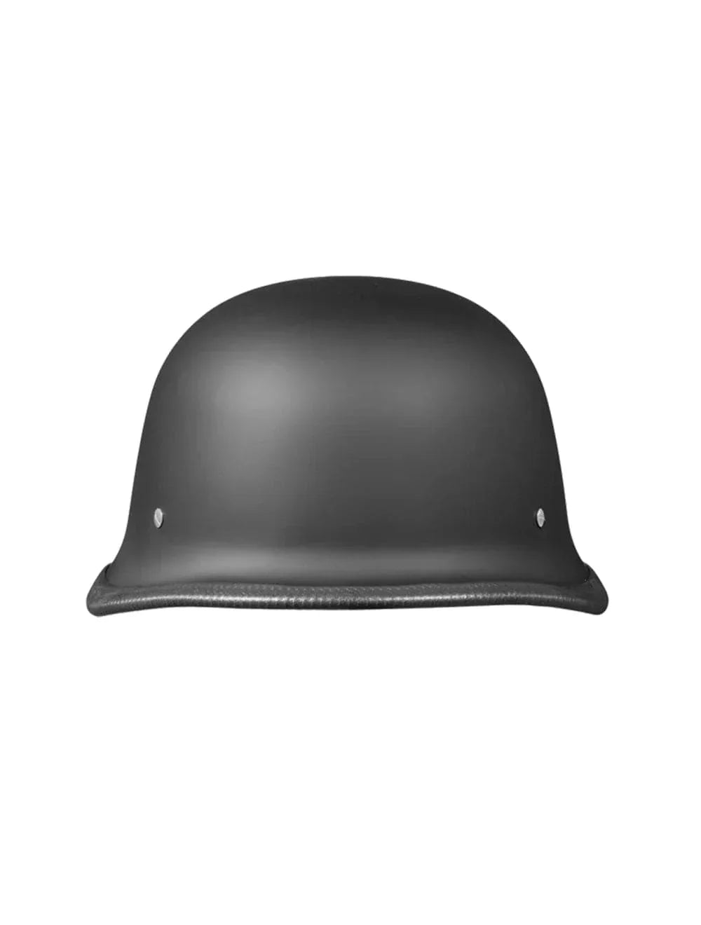Rider wearing German Motorcycle Helmet Hi-Gloss Black doing stunt on dirt bike