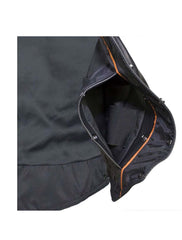 Womens Leather Motorcycle
Vest Concealed Pocket
