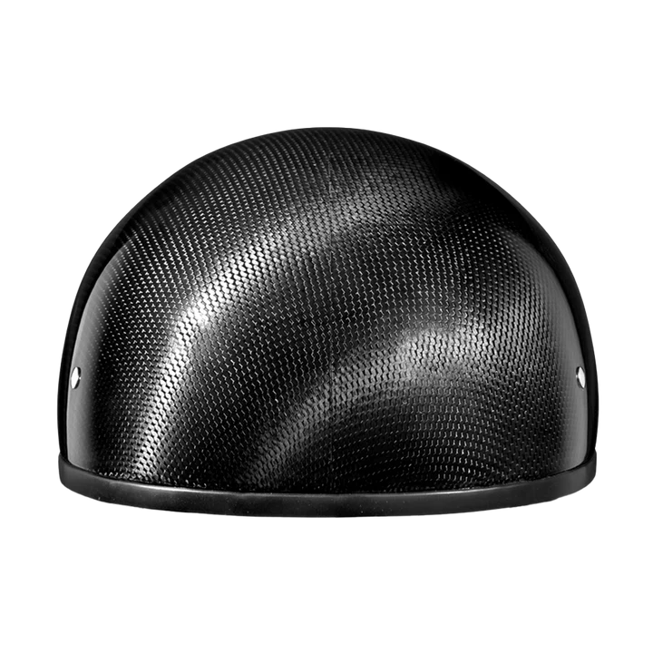 D.O.T. Skull Cap W/O Visor- Grey Carbon Fiber