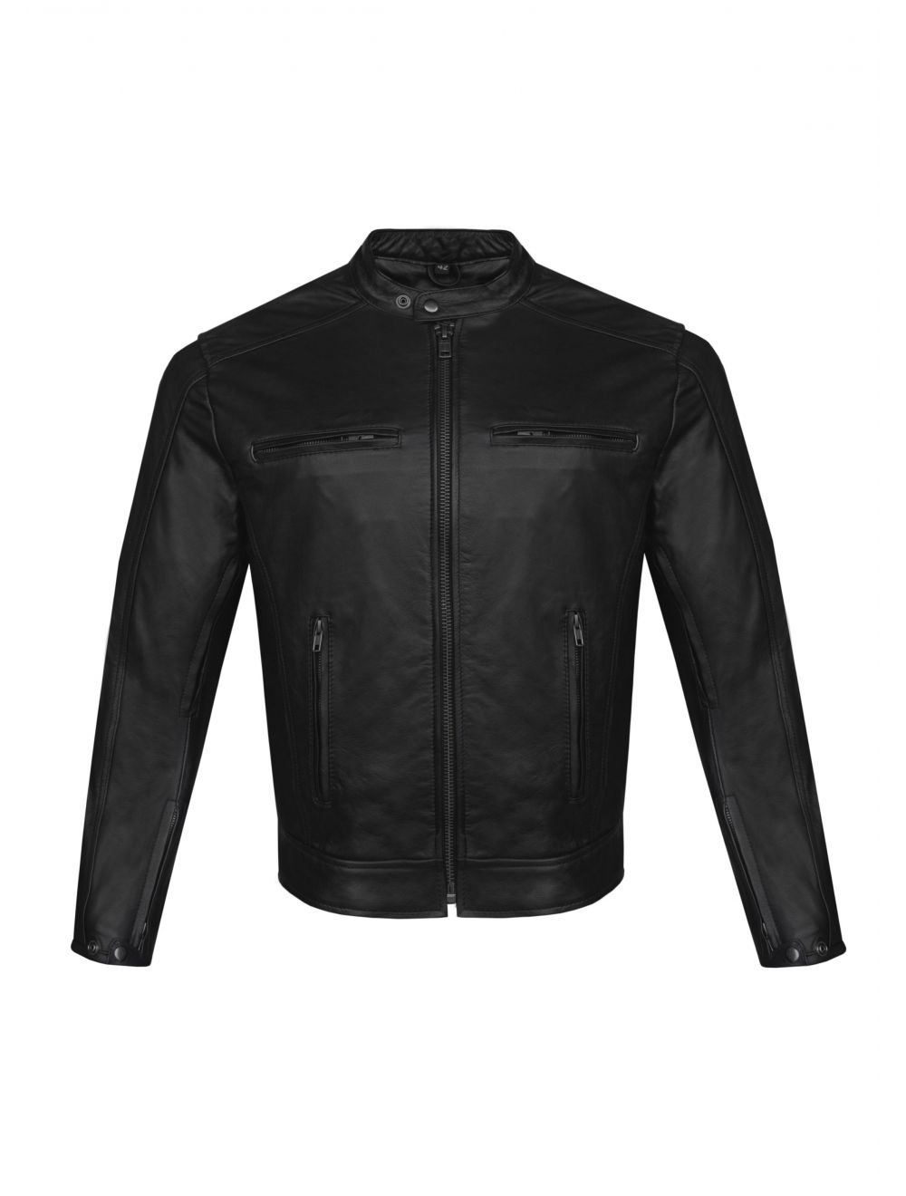 Men's Leather Jacket Z/O lining