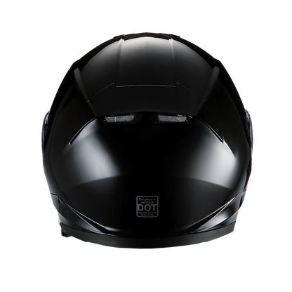 Daytona Detour Hi Gloss Black Full Face Motorcycle Helmet