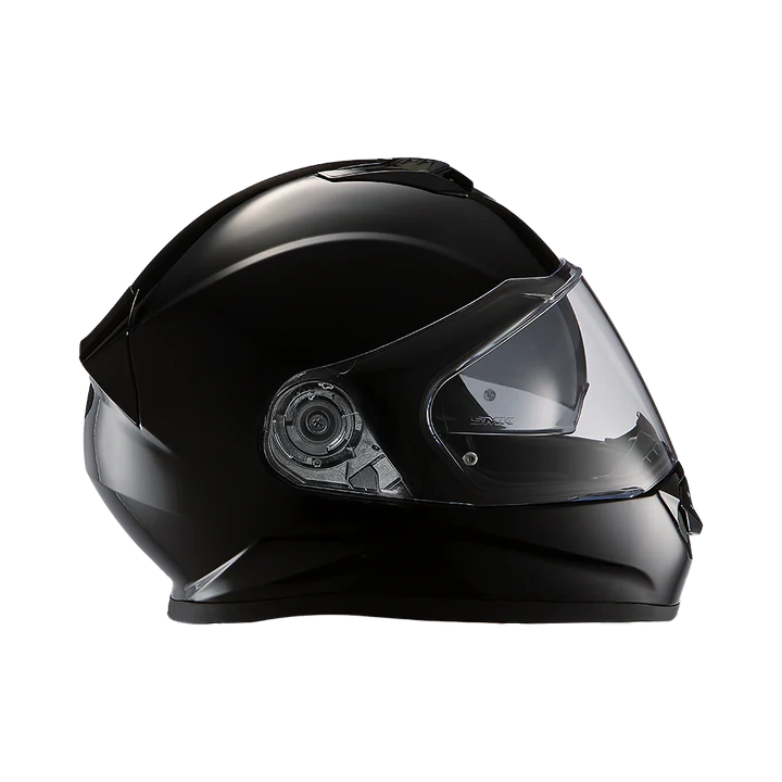 Daytona Detour Hi Gloss Black Full Face Motorcycle Helmet