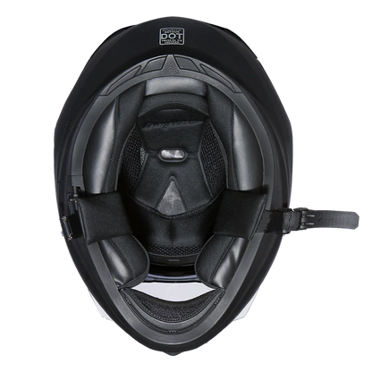 Daytona Detour Hi Gloss Black Full Face Motorcycle Helmet