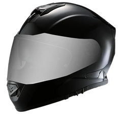 Daytona Detour Hi Gloss Black Full Face Motorcycle Helmet