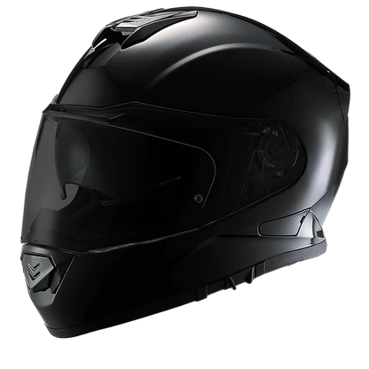 Daytona Detour Hi Gloss Black Full Face Motorcycle Helmet