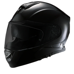 Daytona Detour Hi Gloss Black Full Face Motorcycle Helmet