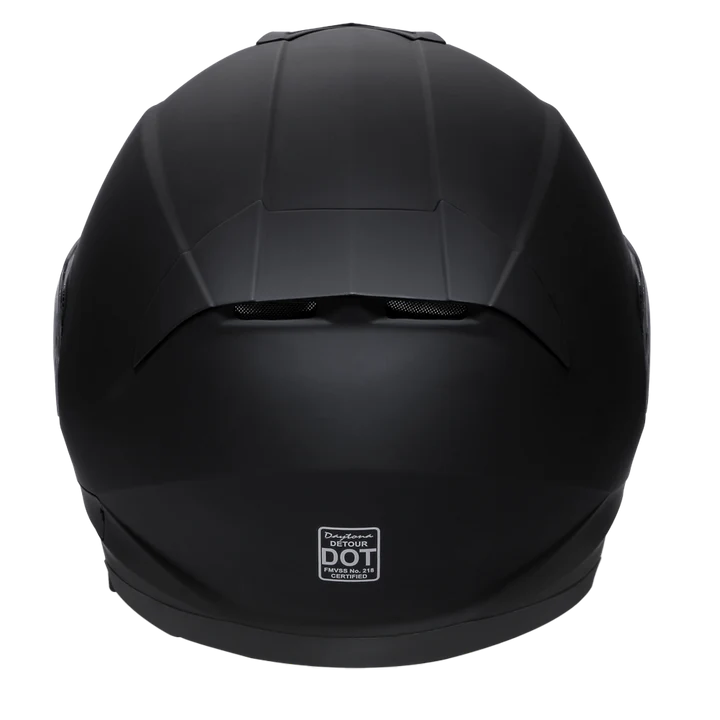 Black Daytona Detour Full Face Motorcycle Helmet