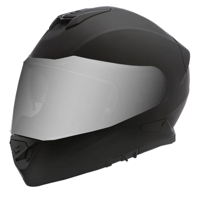 Black Daytona Detour Full Face Motorcycle Helmet