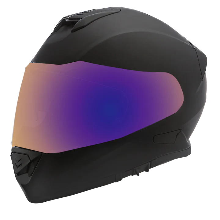 Black Daytona Detour Full Face Motorcycle Helmet