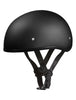 DOT Approved Daytona Skull Cap Half Shell Motorcycle Helmet – Beanie Style – White – Lightweight & Comfortable