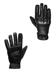 Black Motorcycle riding Gloves