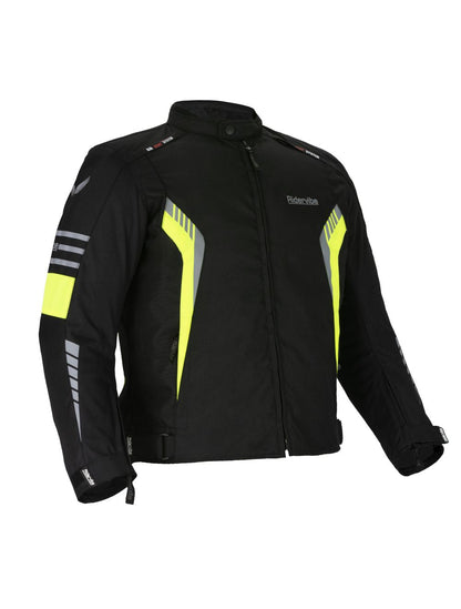 Neon & Black CE Armored Waterproof Motorcycle Jacket