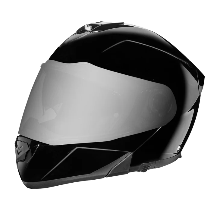 Daytona Glide Modular DOT Approved Bluetooth - Hi-Gloss Black Helmet