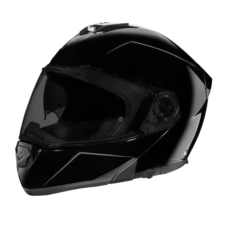 Daytona Glide Modular DOT Approved Bluetooth - Hi-Gloss Black Helmet