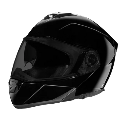 Daytona Glide Modular DOT Approved Bluetooth - Hi-Gloss Black Helmet