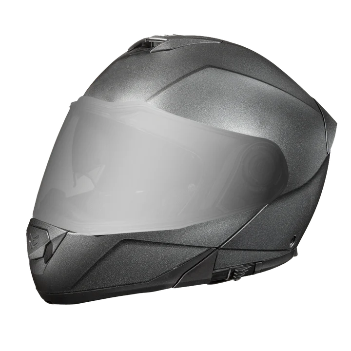 Daytona Glide Modular Bluetooth Ready Grey Metallic Helmet