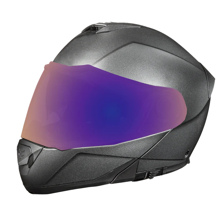 Daytona Glide Modular Bluetooth Ready Grey Metallic Helmet