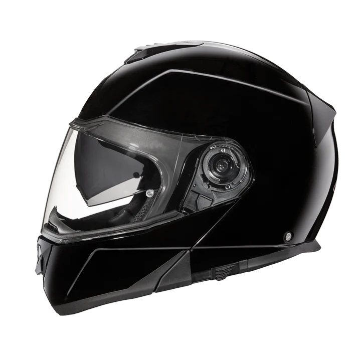 Daytona Glide Modular DOT Approved Bluetooth - Hi-Gloss Black Helmet